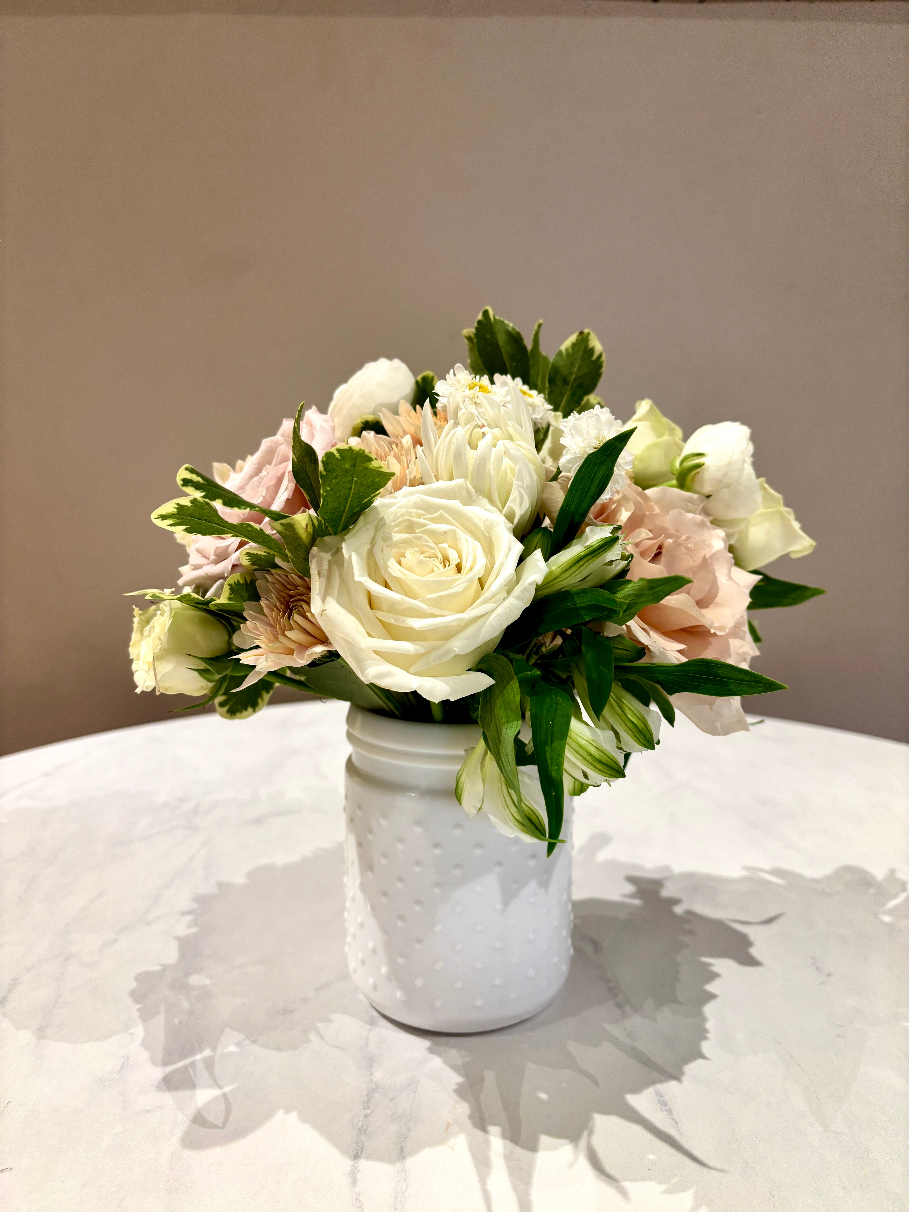 Polka Dot Vase Arrangement