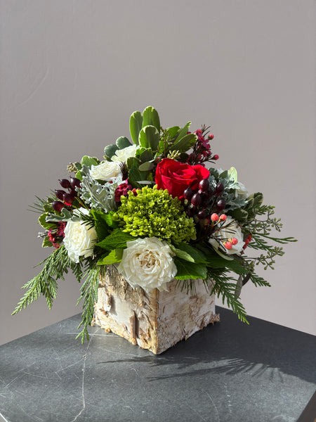 Holiday Birch Box - small (4” box)