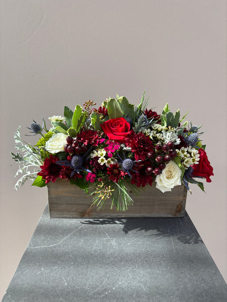 Long holiday centerpiece