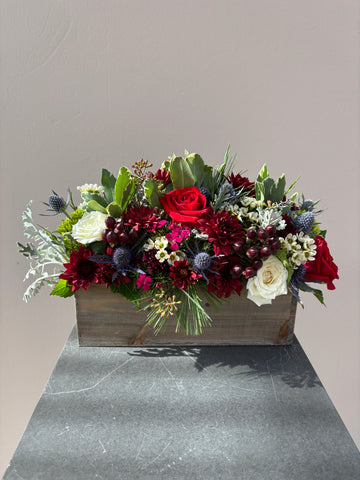 Long holiday centerpiece