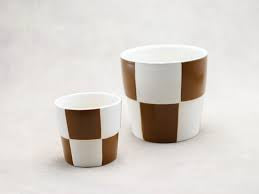 Checkerboard Pot