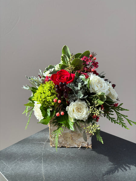 Holiday Birch Box - small (4” box)