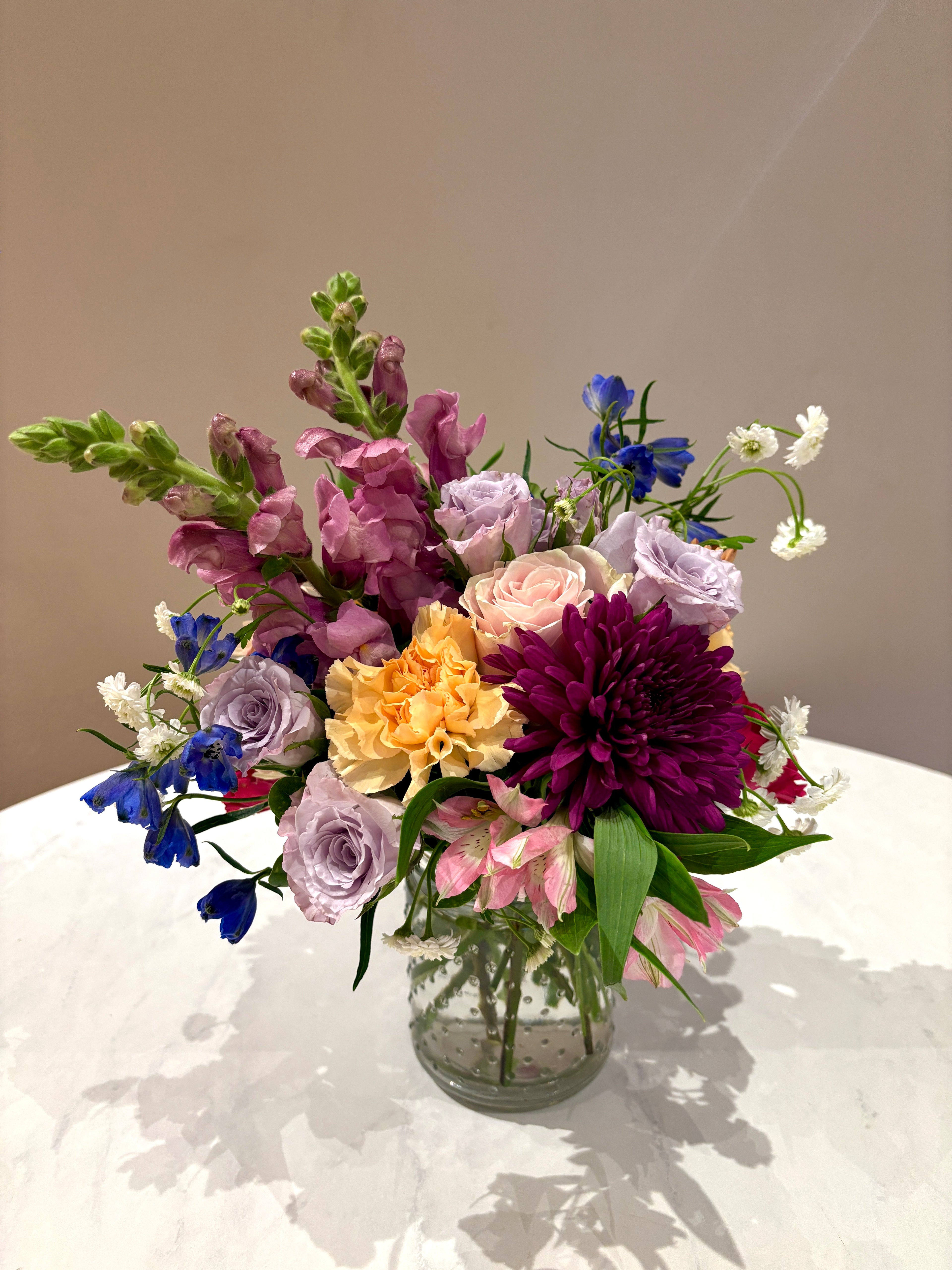 Polka Dot Vase Arrangement