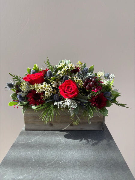 Long holiday centerpiece