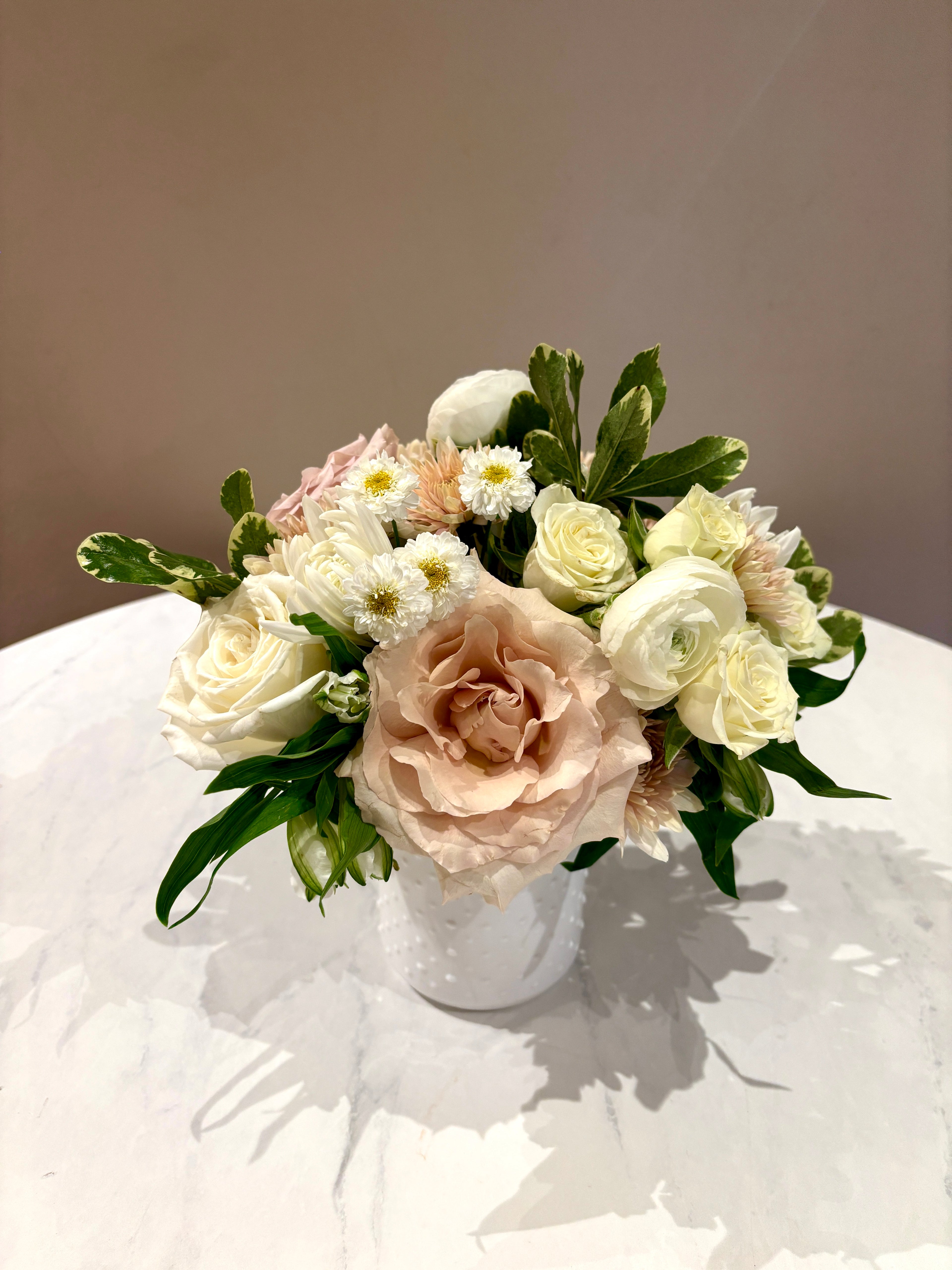 Polka Dot Vase Arrangement