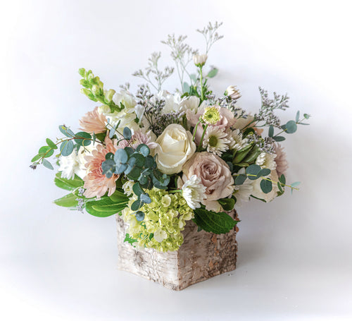 Birch Box centerpiece - medium (5.5” box)