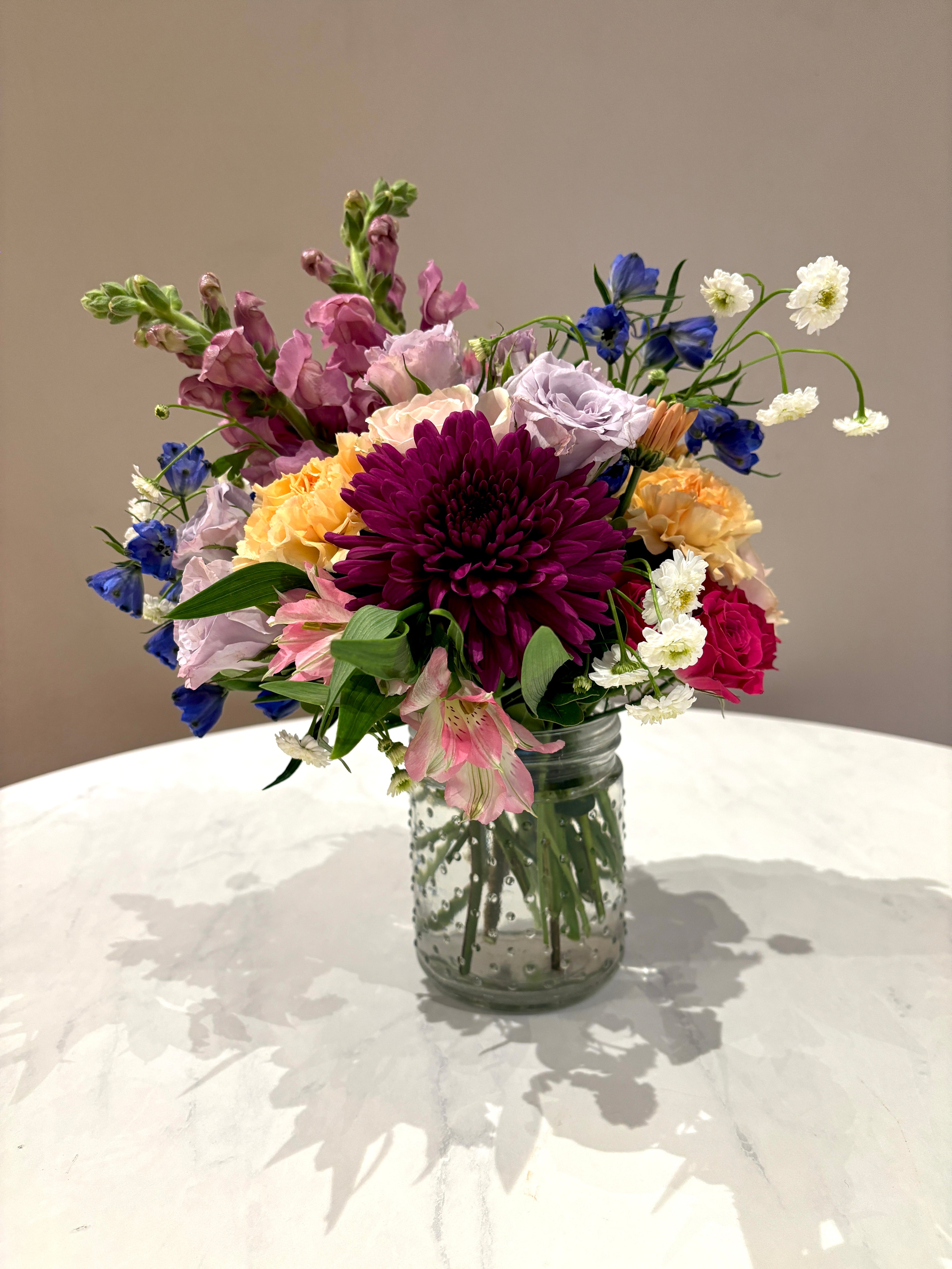 Polka Dot Vase Arrangement