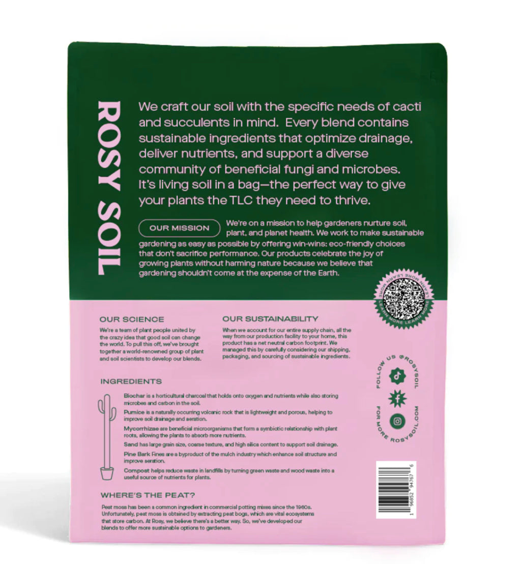 Rosy soil - Cactus and Succulent Mix