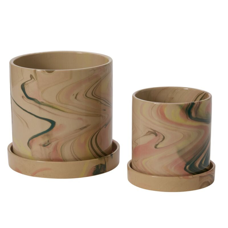 Melage Pot and Saucer