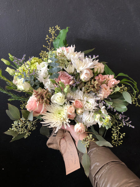 Burlap Wrapped Bouquets, Flower Delivery