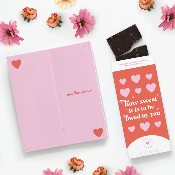 Chocolate Card - How Sweet It Is To Be Loved By You